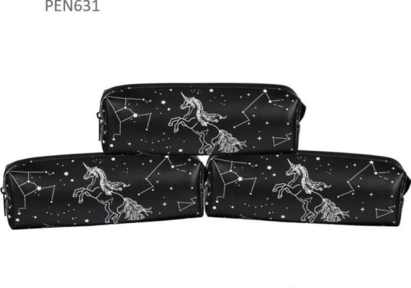 Unicorn Star Constellation Single Compartment Pencil Case