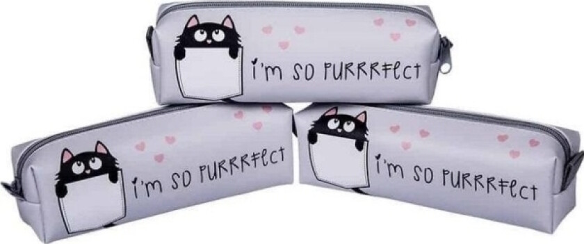 I'm So Purrrfect One-Compartment Pencil Case