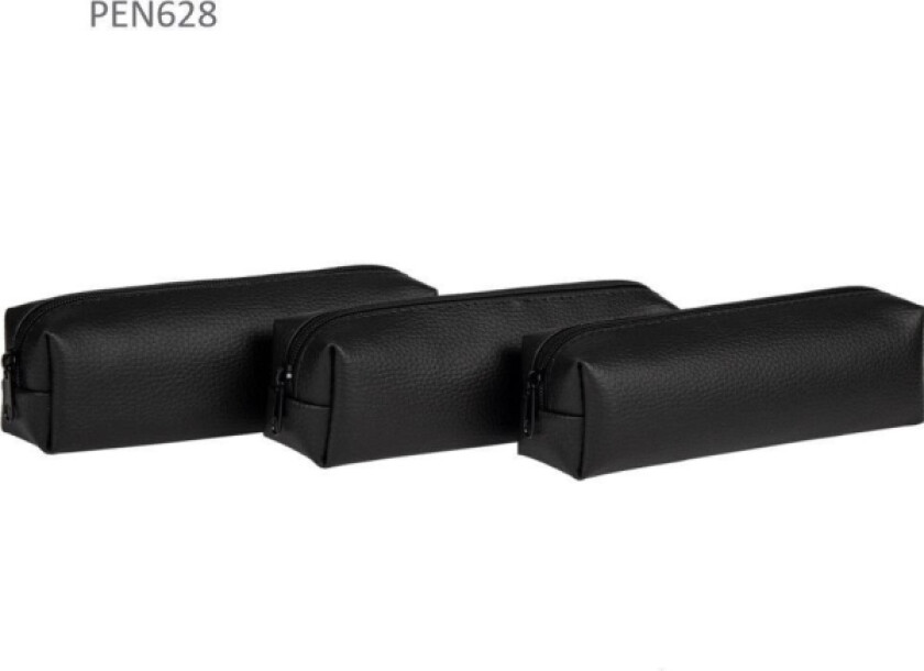 Single Compartment Pencil Case Black