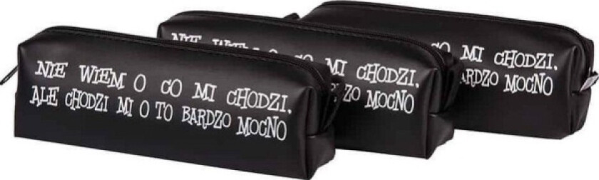 Single Compartment Pencil Case I Don't Know What I Mean