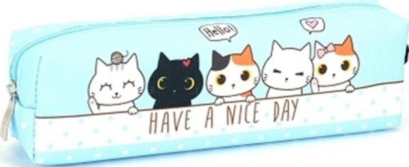 Piórnik Tuba Maa Kotki Niebieski