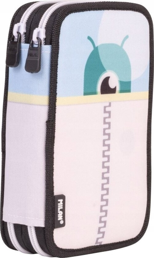 Pencil Case 2 Items With Accessories Aliens Nblue