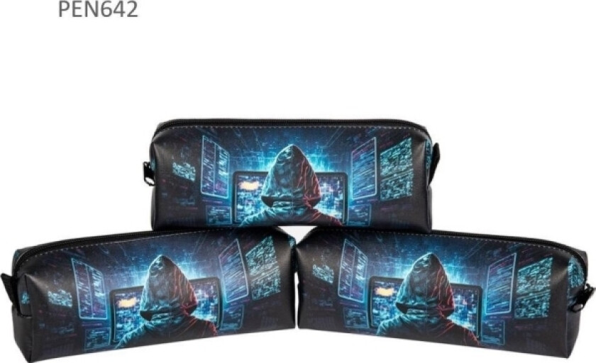 Hacker One-Compartment Pencil Case