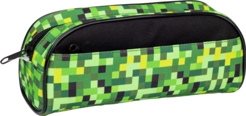 Pouch Pencil Case 2 Locks Pixi Green Happy Color