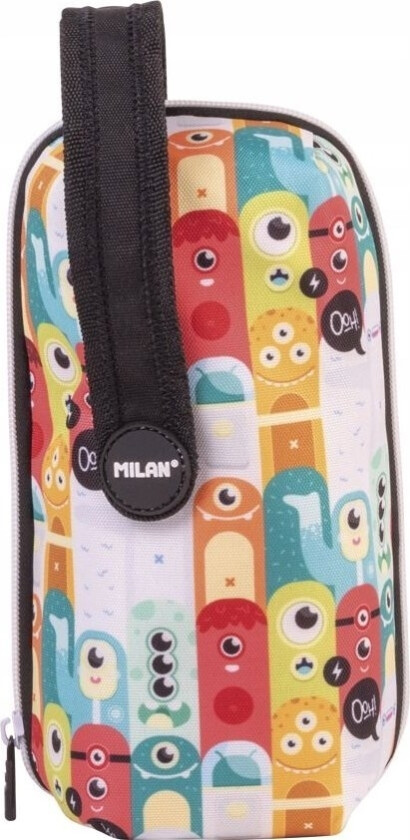 Multi Pencil Case With 4 Aliens Multicolored Pencil Cases