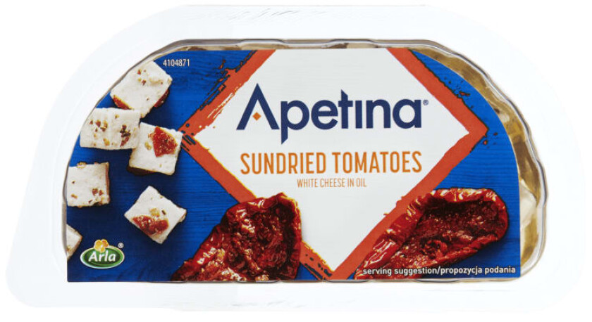 Apetina Snack Soltørket Tomat 100g Arla