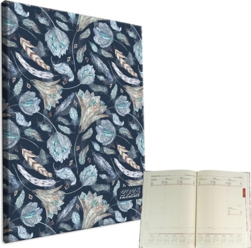 Kalender 2025 A4 Ukentlige Blomster Boho