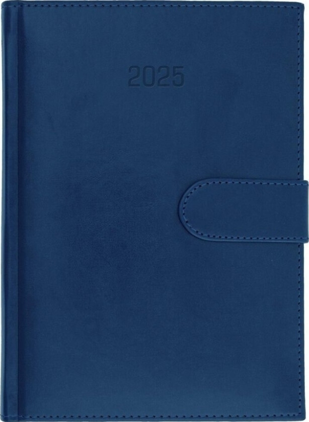 Kalender 2025 A4 Daglig Nebraska-Magnet Marineblå