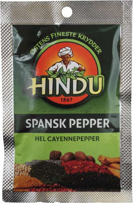 Pepper Spansk hel 12g pose
