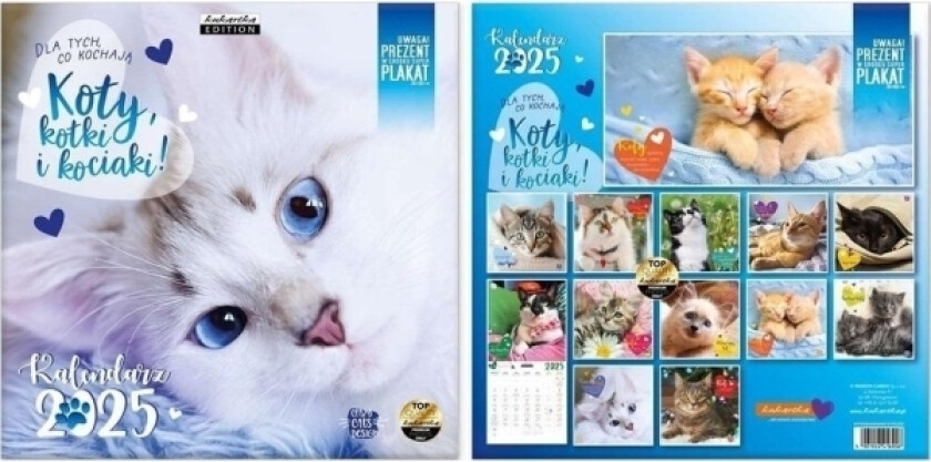 2025 Classic Cats Veggkalender
