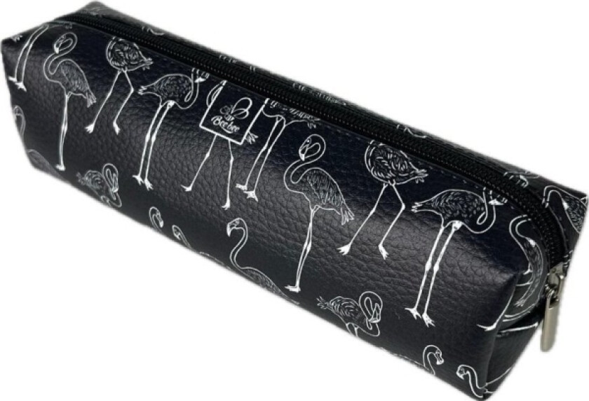 Pencil Case Rectangle Cube Flamingos B&Amp W