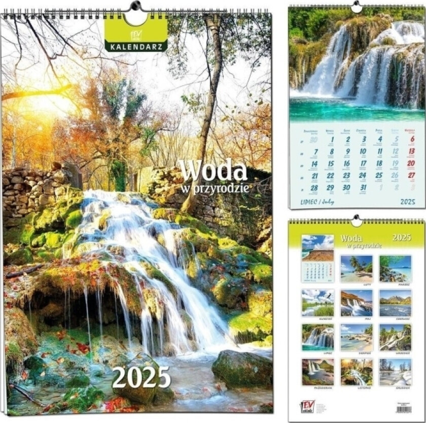 Kalender 2025 7 Plater B3 Vann