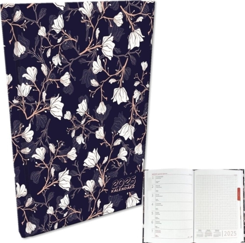 Kalender 2025 A5 Ukentlig Magnolia