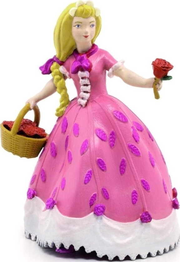 Teka-Figur Prinsesse Med Rose