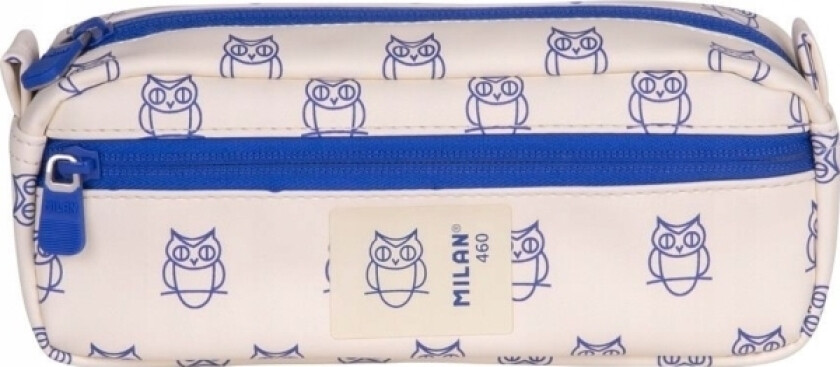 2 Compartment Pencil Case 460 Beige Milan