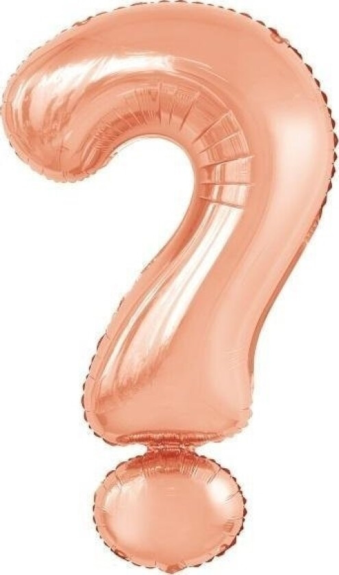 Balon Foliowy Znak ? Róowe Zoto 53X86cm
