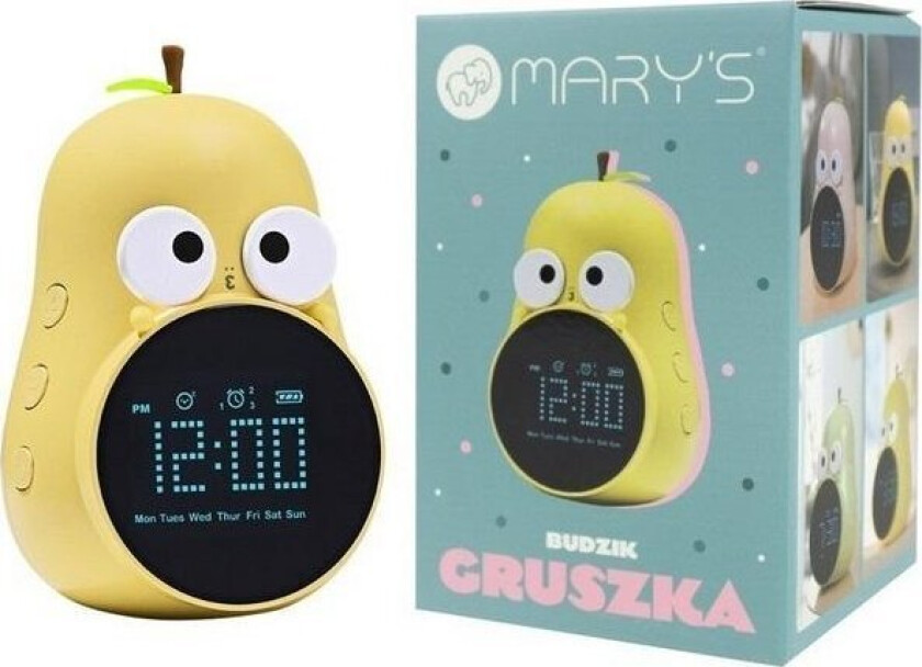 Mary`S Alarm Clock Pear Yellow - Mw20780