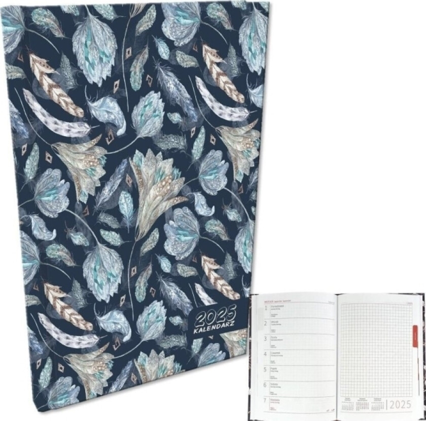 Kalender 2025 A5 Ukentlige Blomster Boho