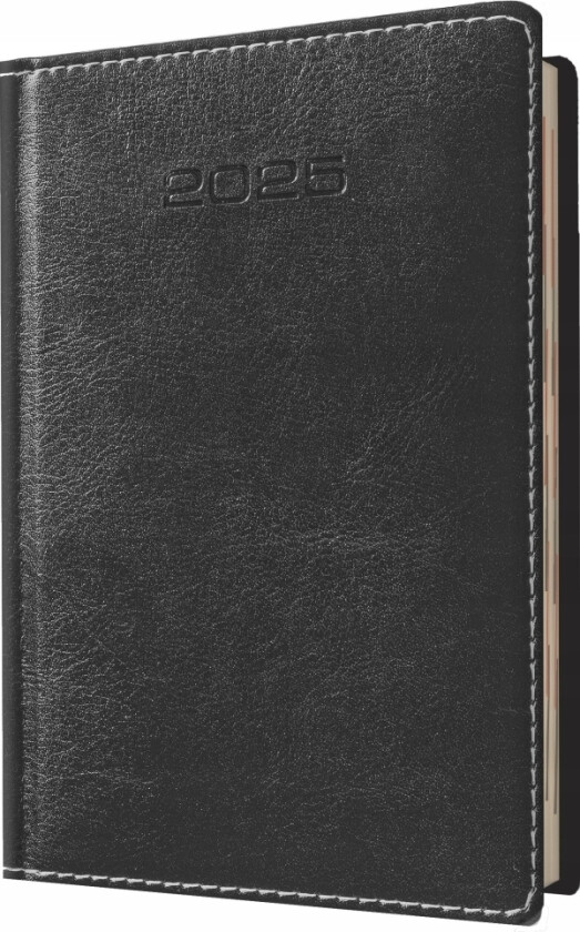 Kalender 2025 A6 Uke Svart