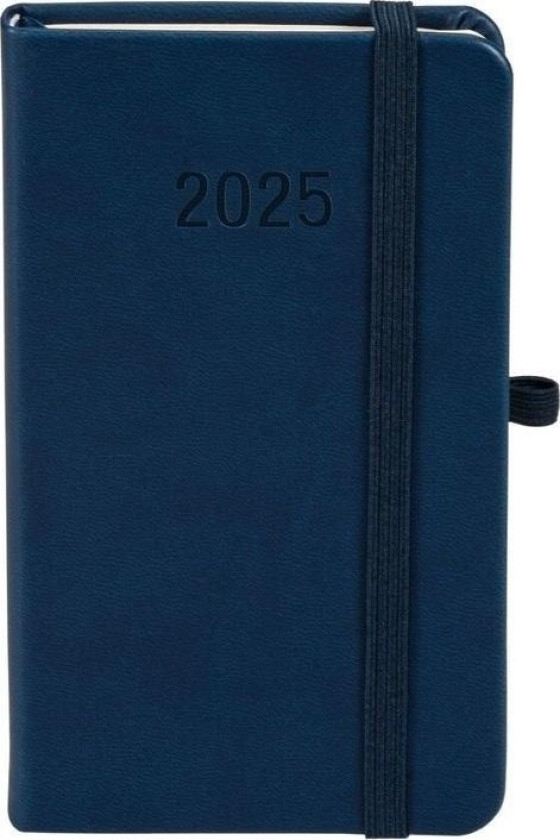 Kalender 2025 B6 Memofix Tdw Marineblå