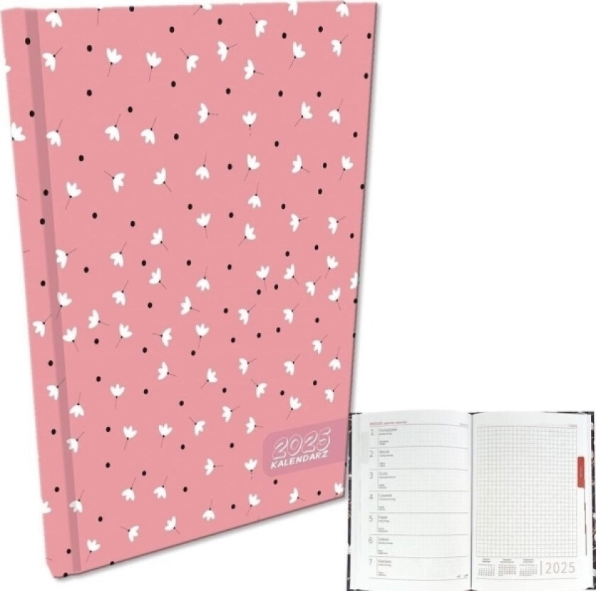 Kalender 2025 A5 Ukeblomster