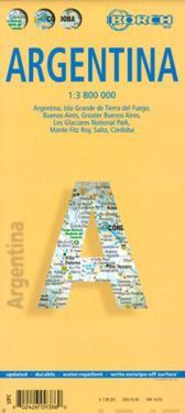 Argentina, Argentinien, Borch Map