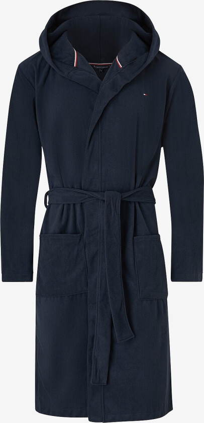 Morgenkåpe Hood Robe - Blå