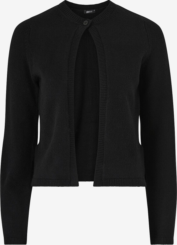 Kardigan One Button Knit Cardigan - Svart