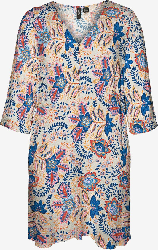 Kjole vmcMenny 3/4 Sleeve Short Dress Wwn - Sølv