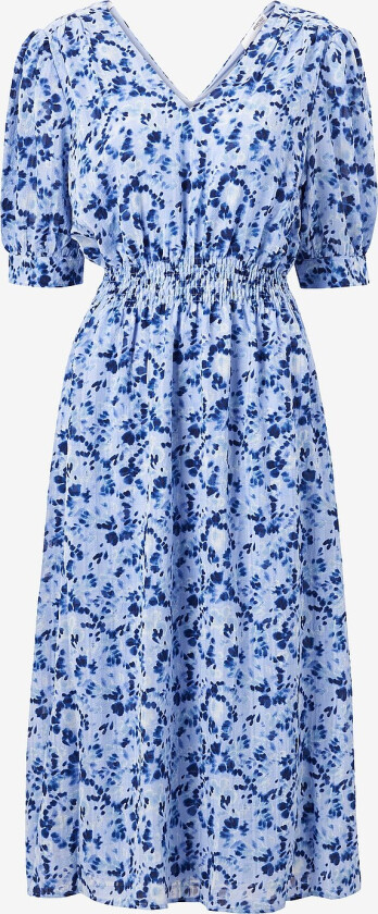 Kjole slfAdrienne 2/4 Midi Smock Dress - Blå