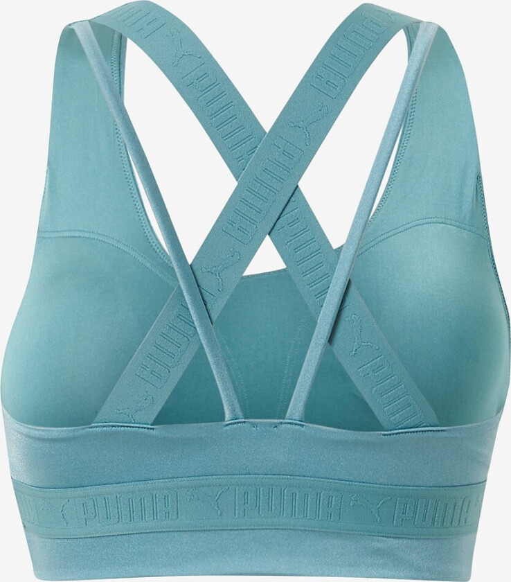Sports-BH Mid Impact Strong Shine Bra - Blå