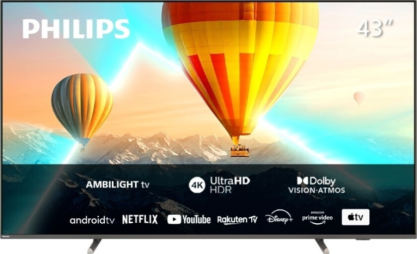 43" 4K UHD LED Android TV 43PUS8107