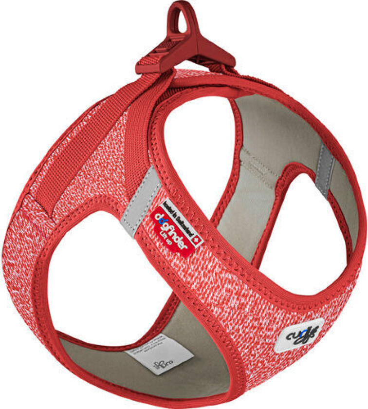 Curli Vest Clasp Merino sele Rød (XS)