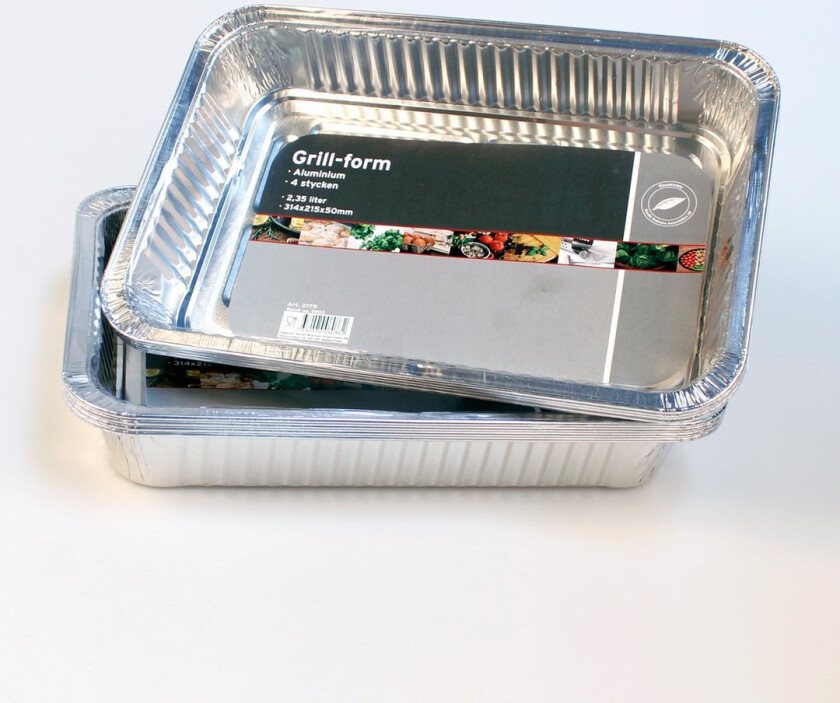 ALUMINIUMFORM 2,35L 4-PK