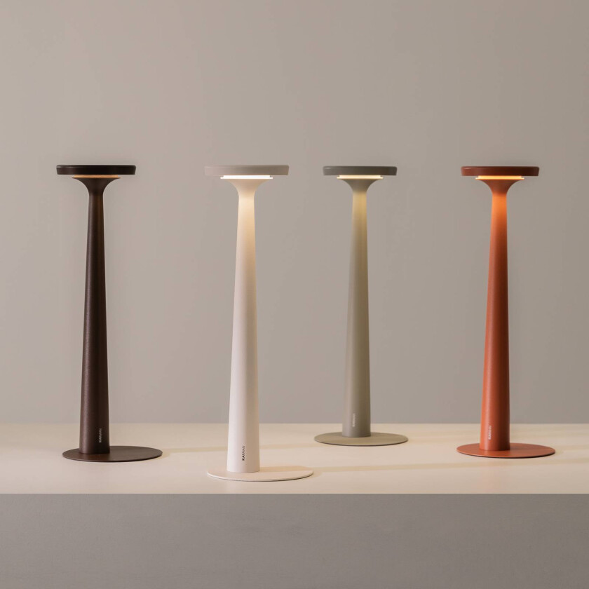 LED-bordlampe Papiria, matt grønn, CCT