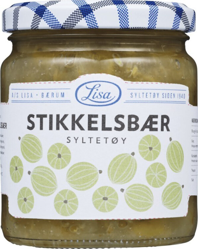 Stikkelsbær Syltetøy 250g