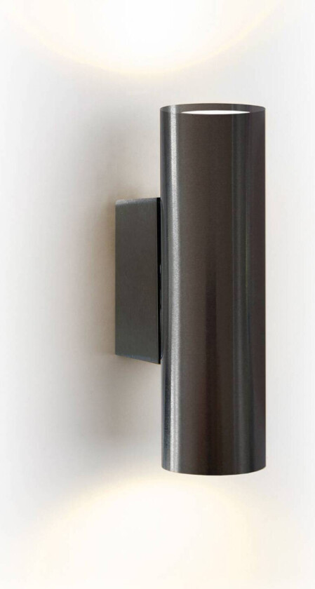 Marion Plus vegglampe, svart, stål, GU10