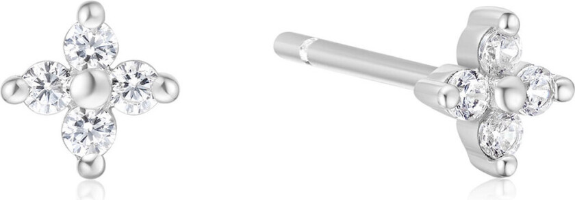 Øredobber i 925 sølv med zirkonia