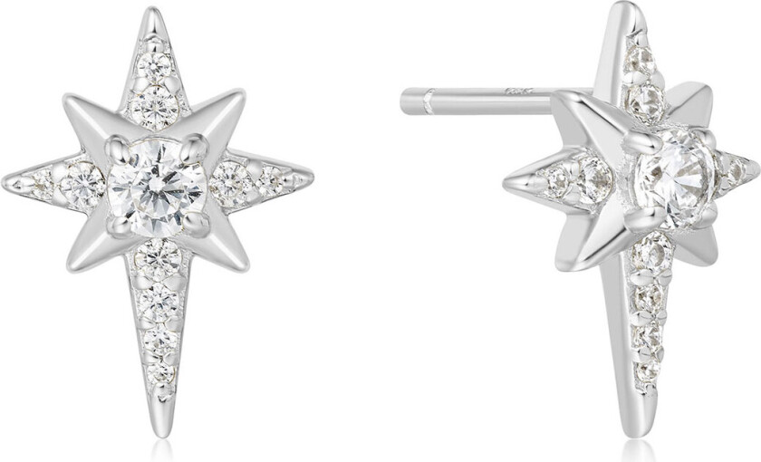 Øredobber i 925 sølv med zirkonia