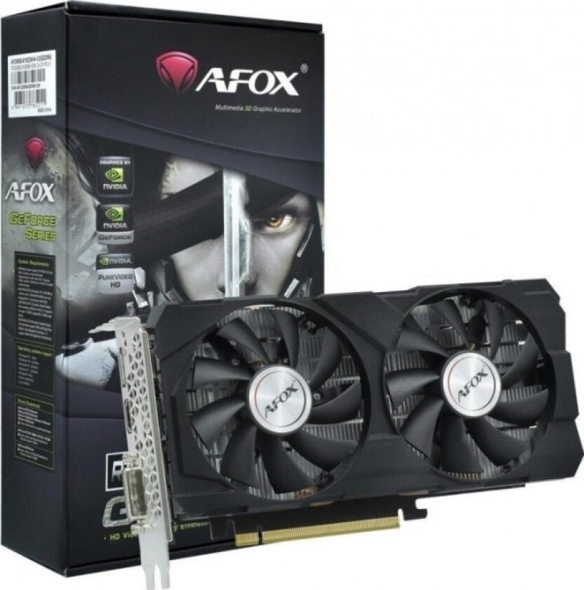 Afox Geforce Rtx 2060 Super 8Gb Gddr6 Grafikkort (Af2060s-8192D6h4-V2)