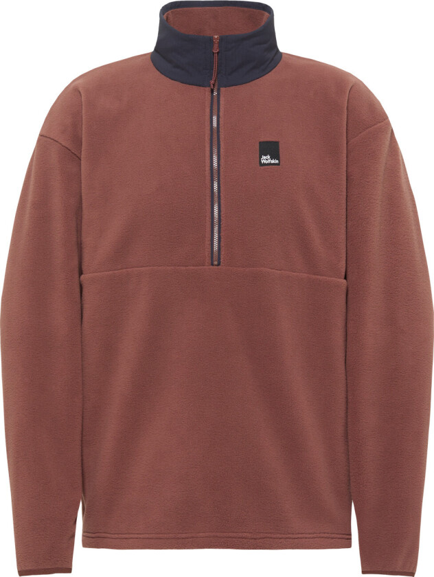 Men's Sumetro Half Zip Dark Rust