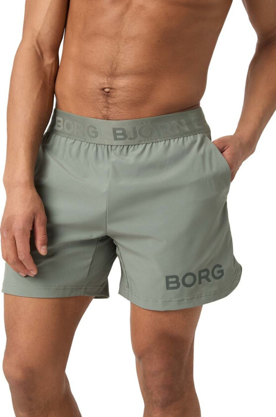 Men's Borg Short Shorts Agave Green
