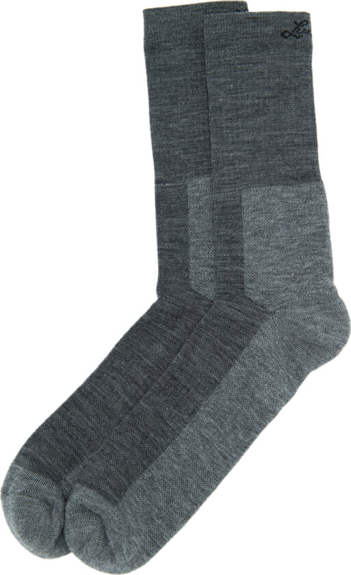 Merino Trekking Sock Mid Light Grey Melange