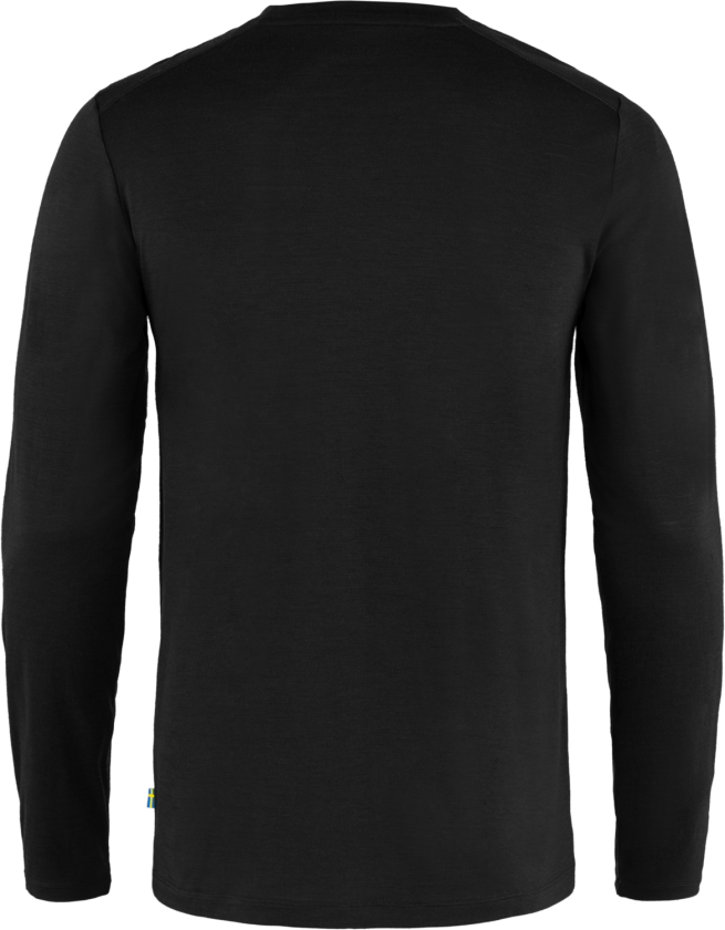 Men's Abisko Wool Long Sleeve Black