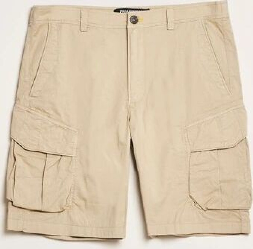 Edmund Garment Dyed Twill Cargo Shorts Asparagus
