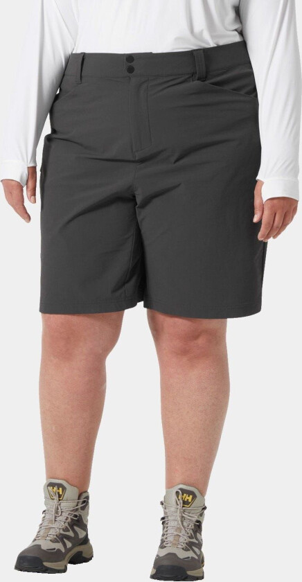 Women's Brona Softshell Plus Shorts Grå 2x Grønn2X