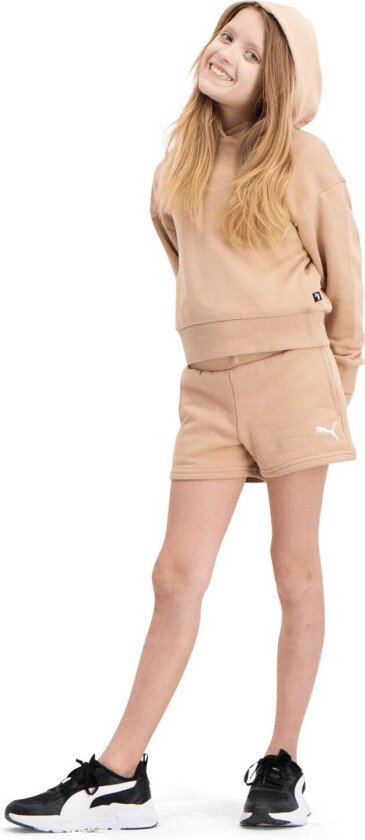 Loungewear Short Suit, tracksuit med shorts, junior Dusty Tan