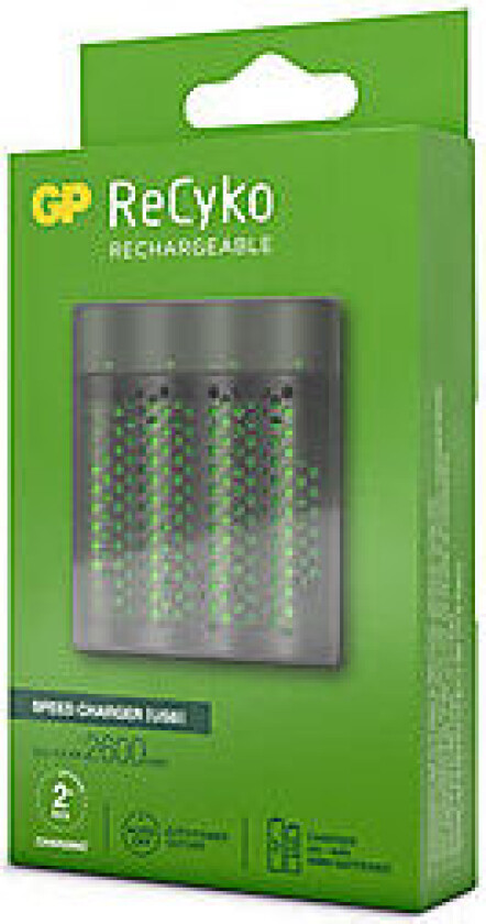 Batterilader AA/AAA speed recyko