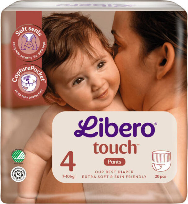 Touch Pant Str.4 20stk