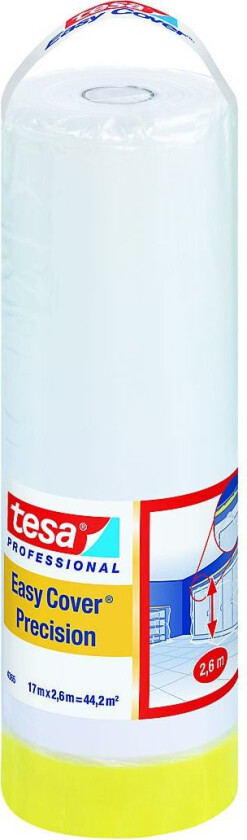 Dekkfolie og maskeringstape Easycover 17x2,5 meter